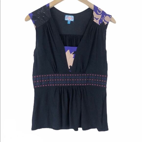 Plenty by Tracy Reese Silk Trim Top - Picture 2 of 9